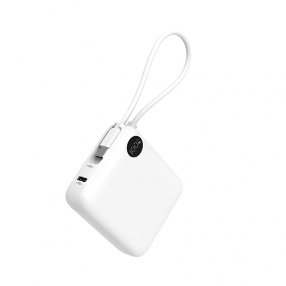 台灣製造 迷你10000mah自帶線行動電源 - Lox | 個性化你的個性