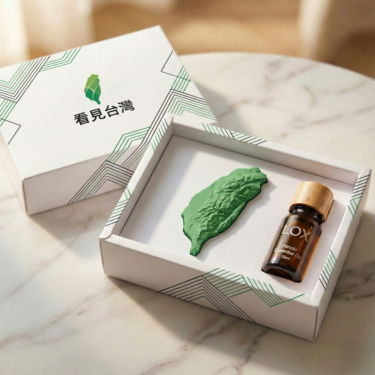 LOX custom corporate aroma stone gift box display