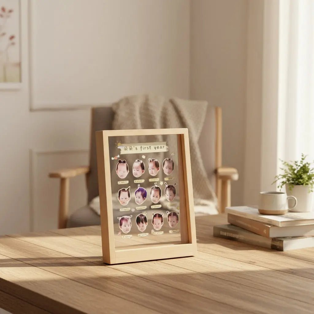 Baby 寶寶成長(12個月)質感相框 - Lox ｜ 個性化你的個性
